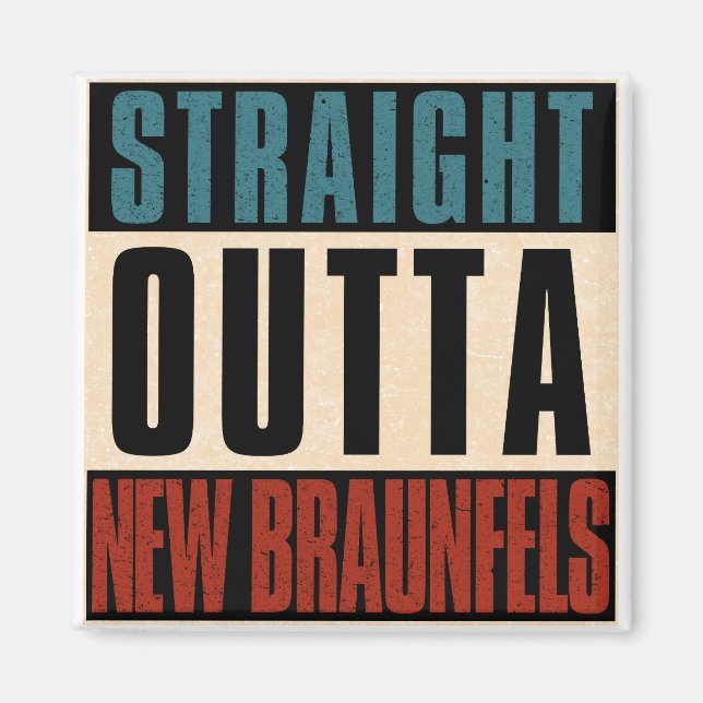 Imã Hetero de novo Braunfels Texas TX (Frente)