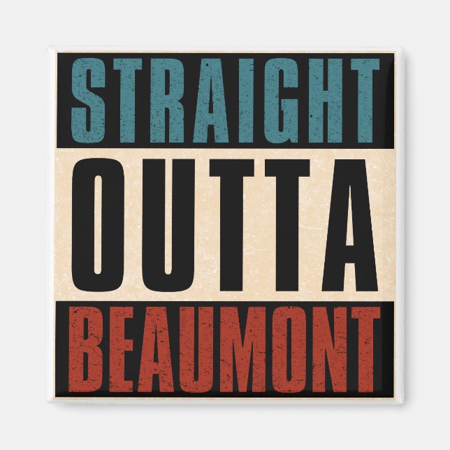 Imã Hetero Outta Beaumont Texas TX (Frente)