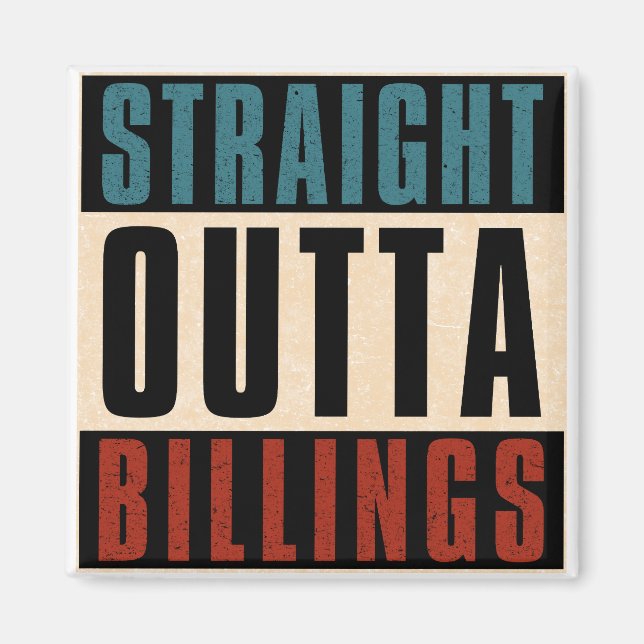 Imã Hetero Outta Billings Montana MT (Frente)