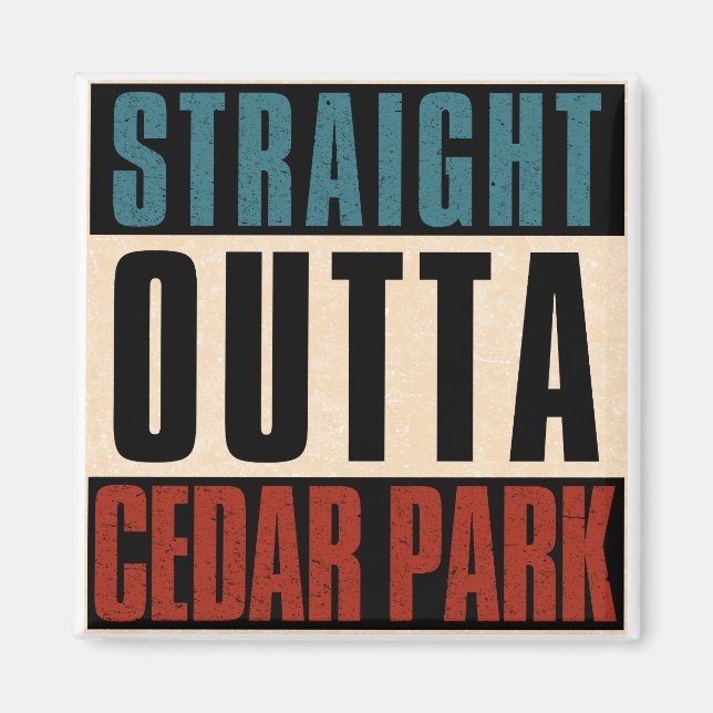 Imã Hetero Outta Cedar Park Texas TX (Frente)