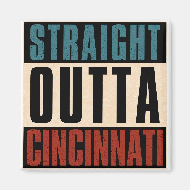 Imã Hetero Outta Cincinnati Ohio OH (Frente)