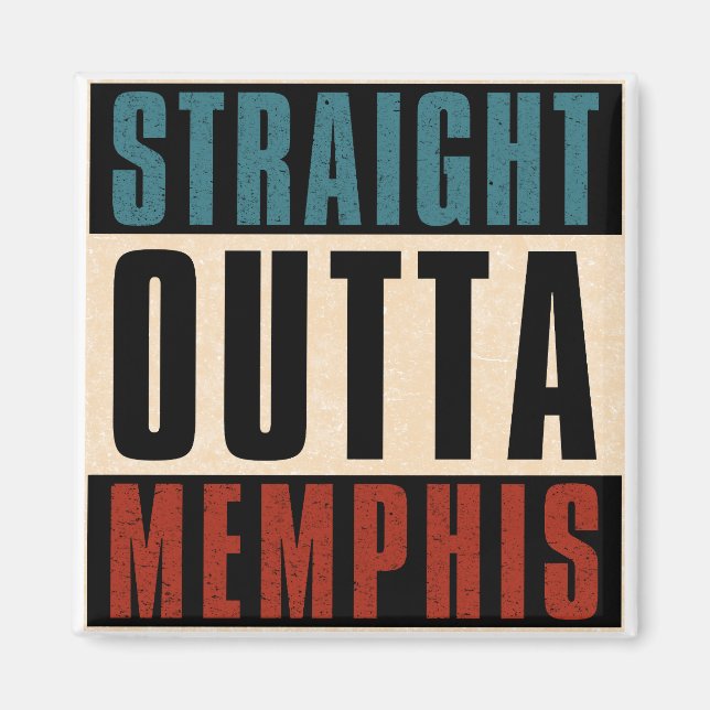 Imã Hetero Outta Memphis Tennessee TN (Frente)