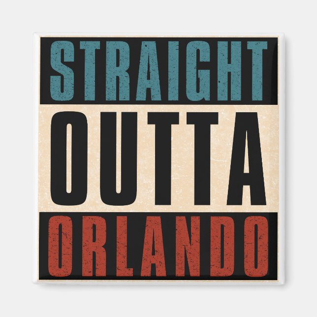 Imã Hetero Outta Orlando Florida FL (Frente)