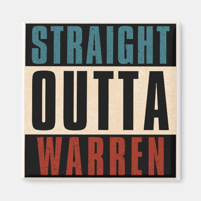 Imã Hetero Outta Warren Michigan MI (Frente)
