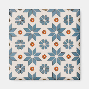 Imã Hex Sign, Pensilvânia Dutch, Quilt Stars