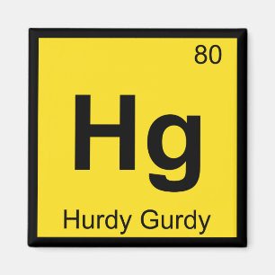 Imã Hg - Música de Hurdy Gurdy Química Tabela Periódic