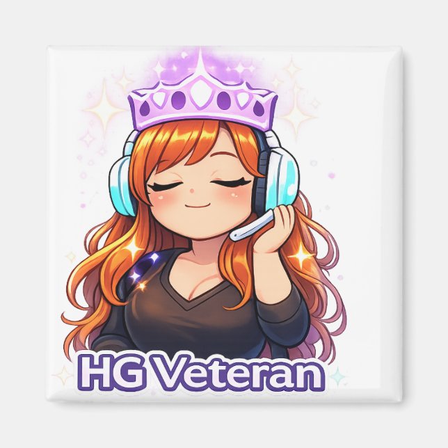 Imã HG Veteran: Elite Crown Avatar Magnet (Frente)