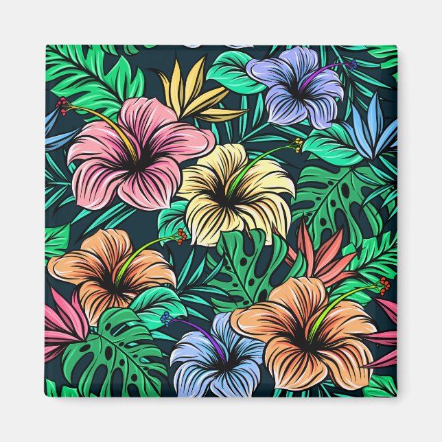 Imã Hibiscus (Frente)