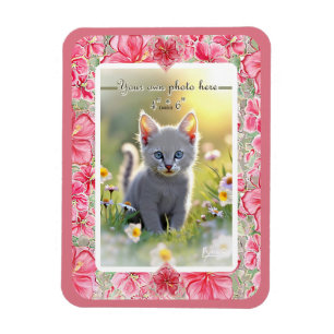 Ímã Hibiscus e rendas RED