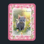 Ímã Hibiscus & Lace PINK<br><div class="desc">Para mim, o hibisco é uma das flores mais bonitas. Minha inspiração aqui, com essa flor, é um padrão romântico de rendas brancas (efeito gráfico) e um padrão de arbusto hibisco (nas mesmas matizes) com um pequeno contorno de ouro claro. Eu proponho a vocês um estilo floral fresco, macio e...</div>