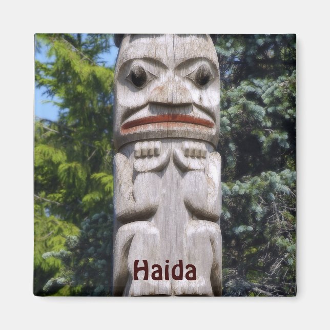 Imã Hida Native American Totem Polart Magnet (Frente)