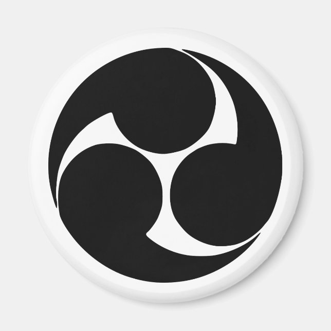 Imã Hidari mitsudomoe, Japão (Frente)