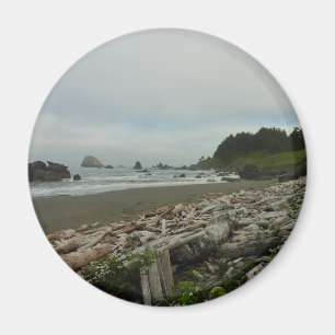 Imã Hidden Beach I no Redwood National Park