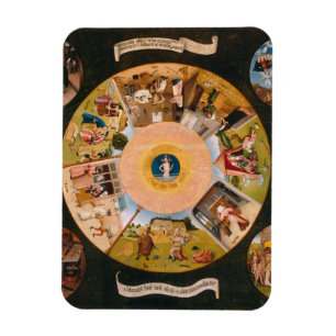 Ímã Hieronymus Bosch - Os Sete Pecados Mortos