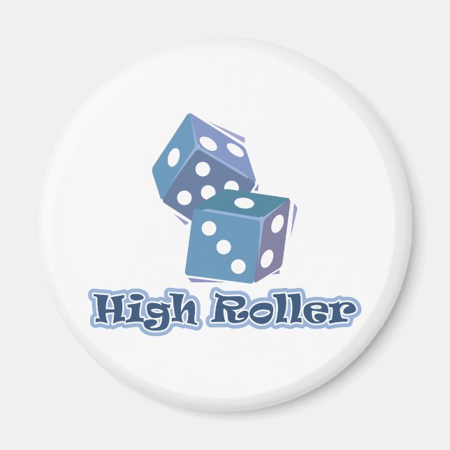Imã High Roller - Jogos de Dice (Frente)