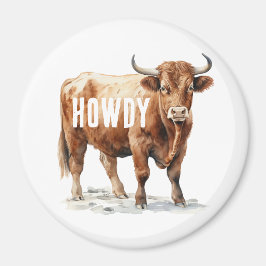 Imã Highland Cow Howdy
