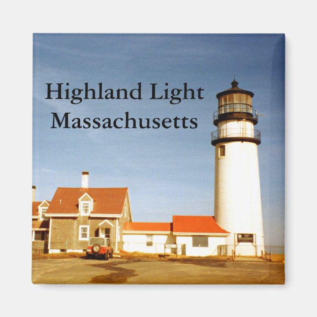 Imã Highland Light, Massachusetts Magnet (Frente)
