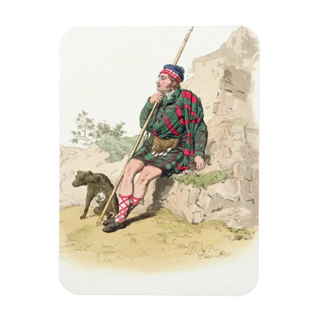 Ímã Highland Shepherd, do "Figurino da Grã-Bretanha Ex (Vertical)