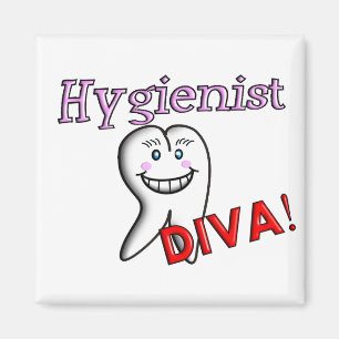 Imã Higienista Dental Presente "Higienista DIVA!"