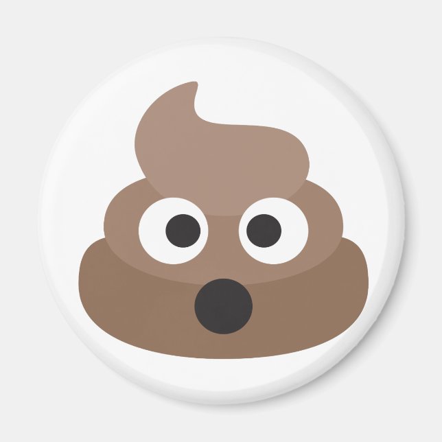 Imã Hilarious chocou Emoji Poop (Frente)