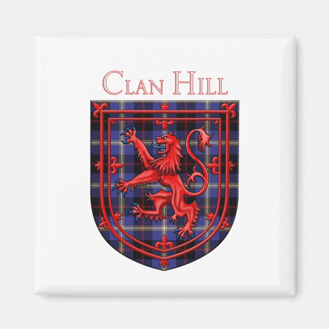 Imã Hill Tartan Scottish Xadrez Lion Rampant (Frente)