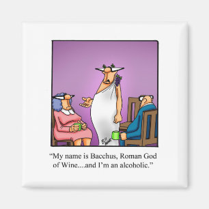 Imã Hillarie Wine Humor Magnet