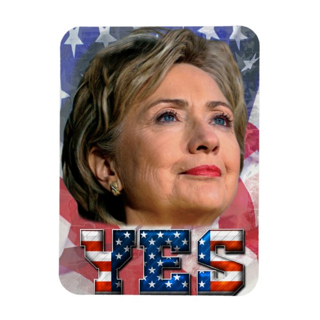 Ímã Hillary Clinton 2016 (Vertical)
