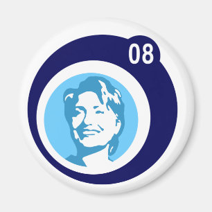 Imã hillary clinton: bolhas azuis: