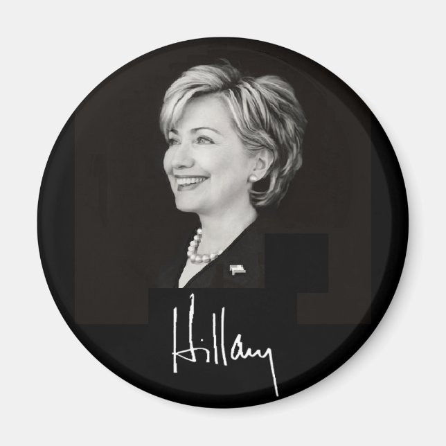 Imã Hillary Clinton Magnet (Frente)