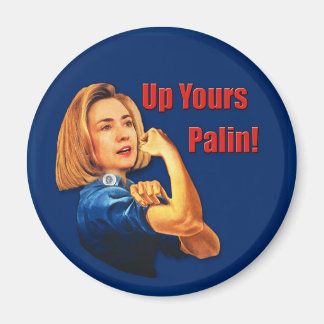 Imã Hillary Clinton, Rosie the Riveter, em cima do seu