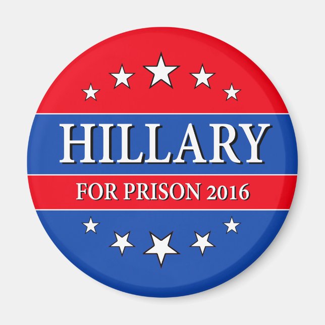 IMÃ HILLARY FOR PRISON 2016 (Frente)