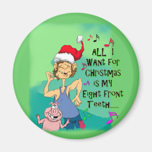 Imã Hillbilly cantando sobre meus oito dentes dianteir