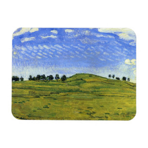 Ímã Hilly Landscape With Ravens (por Ferdinand Hodler)