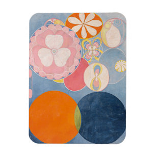 Ímã Hilma Af Klint, O Dez Maior No2, Abstrato Art