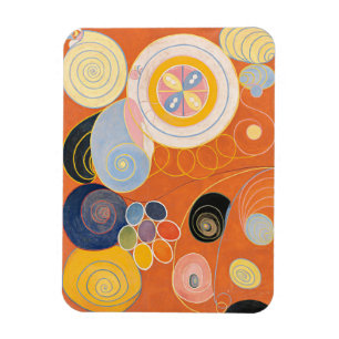 Ímã Hilma Af Klint, Os Dez Maiores No3, Abstrato Art
