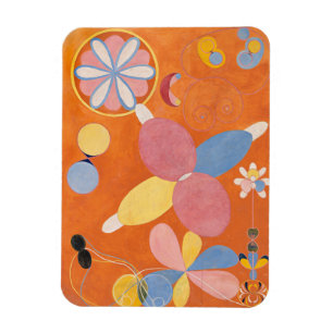 Ímã Hilma Af Klint, Os Dez Maiores No4, Abstrato Art