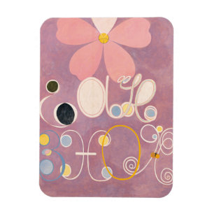 Ímã Hilma Af Klint, Os Dez Maiores No5, Abstrato Art