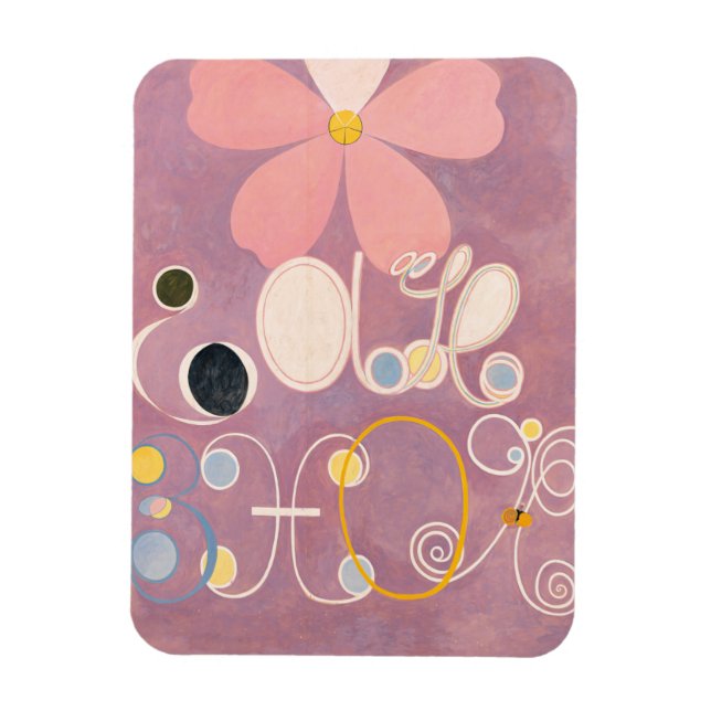 Ímã Hilma Af Klint, Os Dez Maiores No5, Abstrato Art (Vertical)