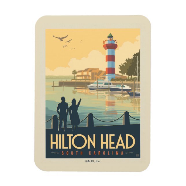 Ímã Hilton Head | Carolina do Sul (Vertical)