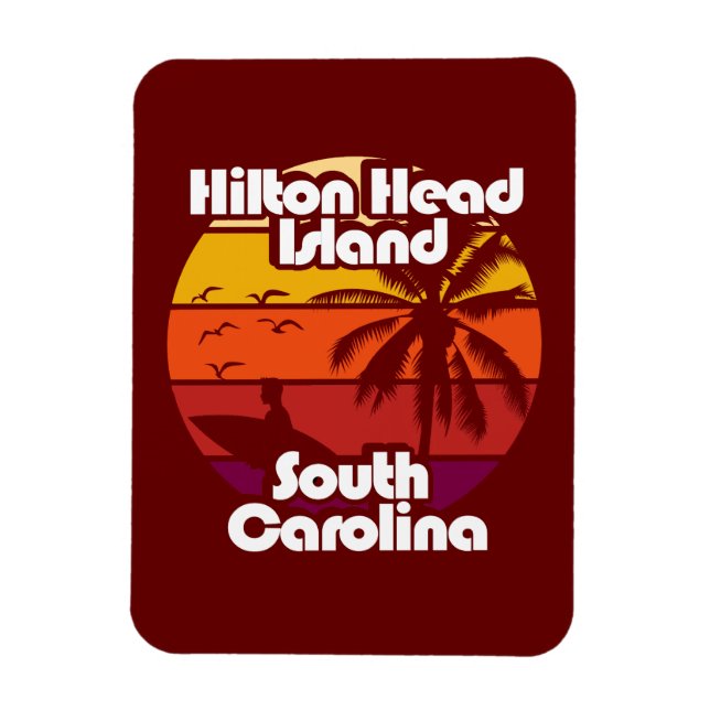 Ímã Hilton Head Island Carolina do Sul (Vertical)