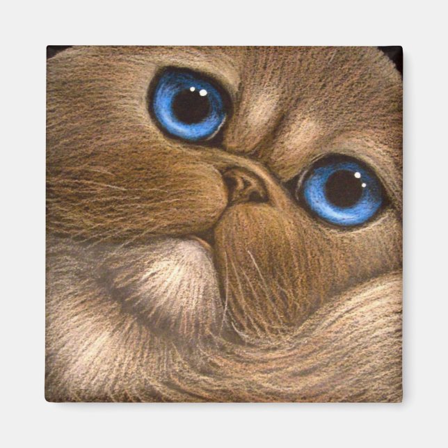 Imã HIMALAYAN PERSIAN CAT Magnet (Frente)