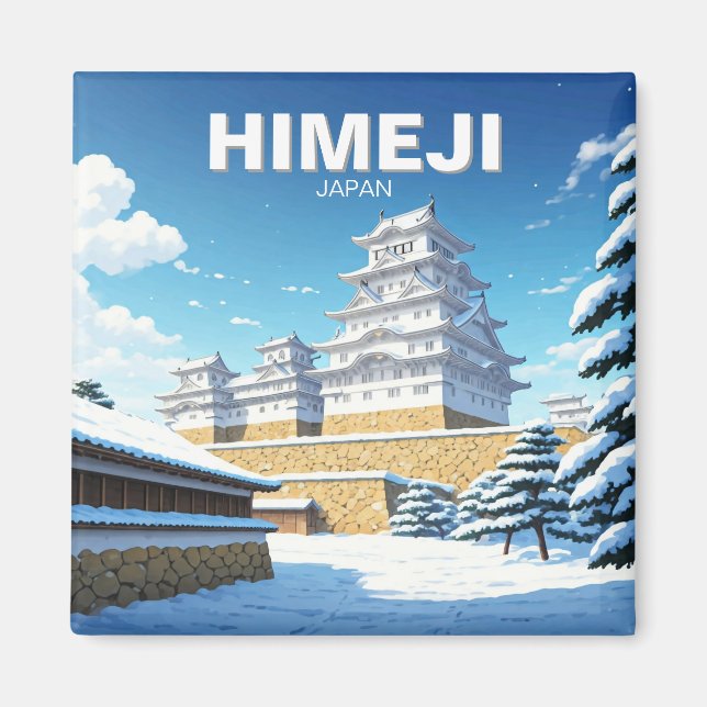 Imã Himeji Castle Winter (Frente)