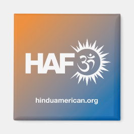 Imã Hindu American Foundation Refrigerator Magnet