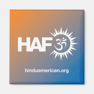 Imã Hindu American Foundation Refrigerator Magnet