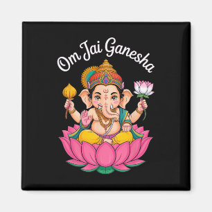 Imã Hindu Ganesha Puja Elefante Deus Índia Meditação Y