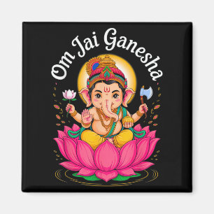 Imã Hindu Ganesha Puja Elephant God India Meditação Y