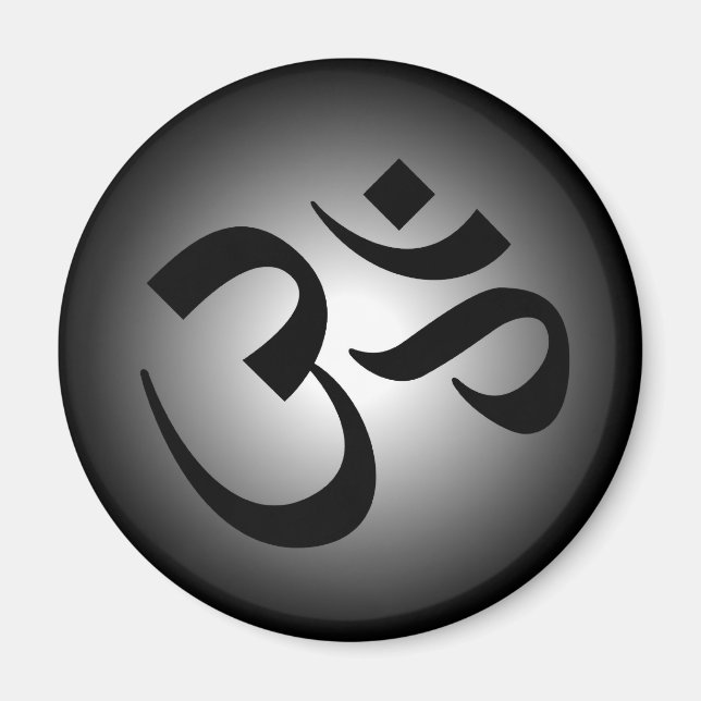 Imã Hindu OM - Símbolo de Meditação (Frente)