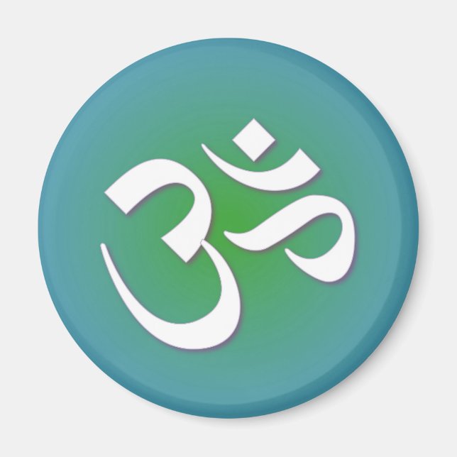 Imã Hindu OM - Símbolo de Meditação (Frente)