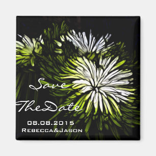 Imã Hip bohemian green Chrysanthemum wedding