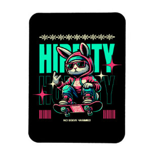 Ímã Hip-Hop Hoppity - Coelho Skater Páscoa
